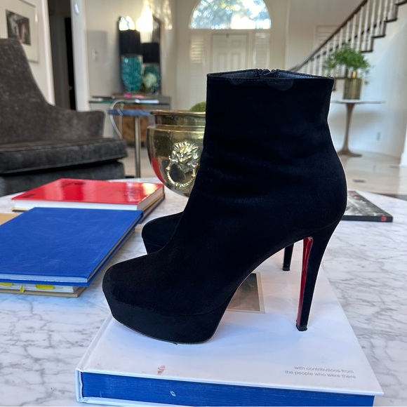 Christian Louboutin Shoes - Christian Louboutin Bianca Boot Suede Black